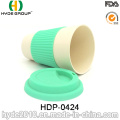 Taza de bambú del viaje de la taza de café de la fibra del diverso color (HDP-0424)